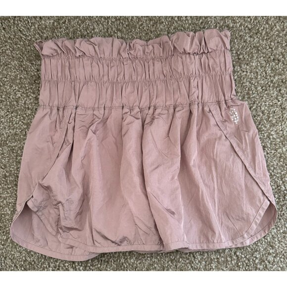 Free People MOVEMENT THE WAY HOME SHORTS Athletic Moonlight Mauve Small Lined L1 - Picture 2 of 7